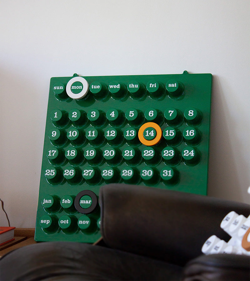 Calendario perpetuo Verde - Ring a Date