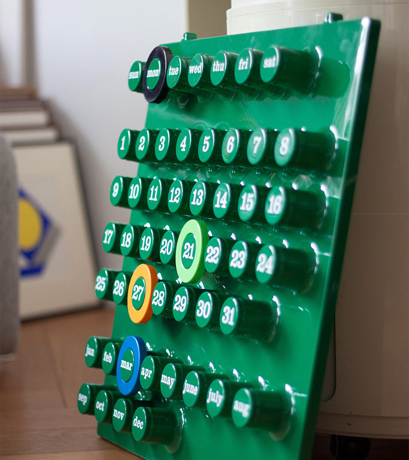 Calendario perpetuo Verde - Ring a Date