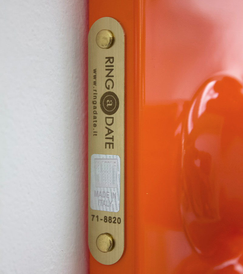 Calendario perpetuo arancione - Ring a Date