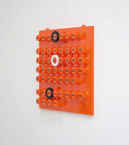Calendario perpetuo arancione - Ring a Date