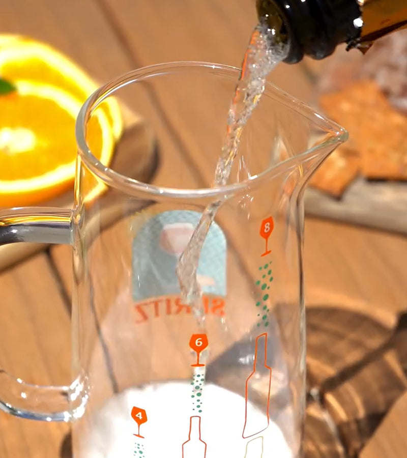 Carafe à spritz graduée