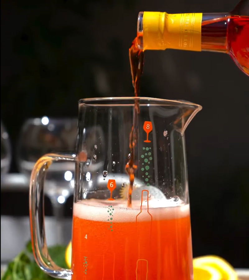 Carafe à spritz graduée