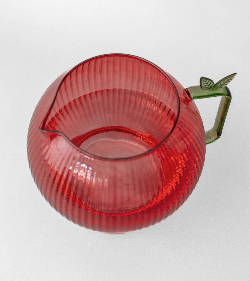 Caraffa a mela in vetro