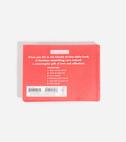 Carnet à remplir : What I Love about You  Chronicle books