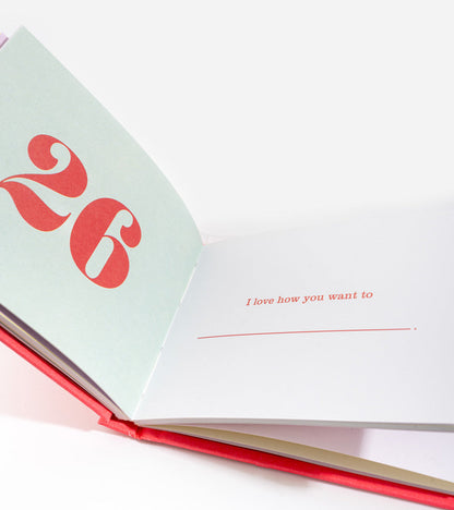 Carnet à remplir : What I Love about You  Chronicle books