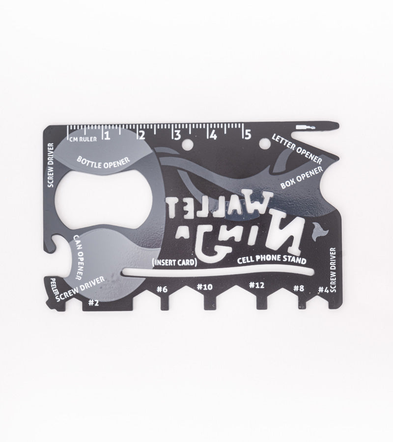 Carta Ninja Multifunzione - 16 Strumenti