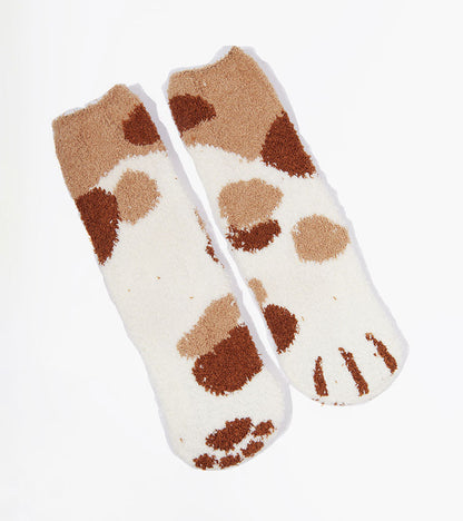 Chaussettes chat en moumoute