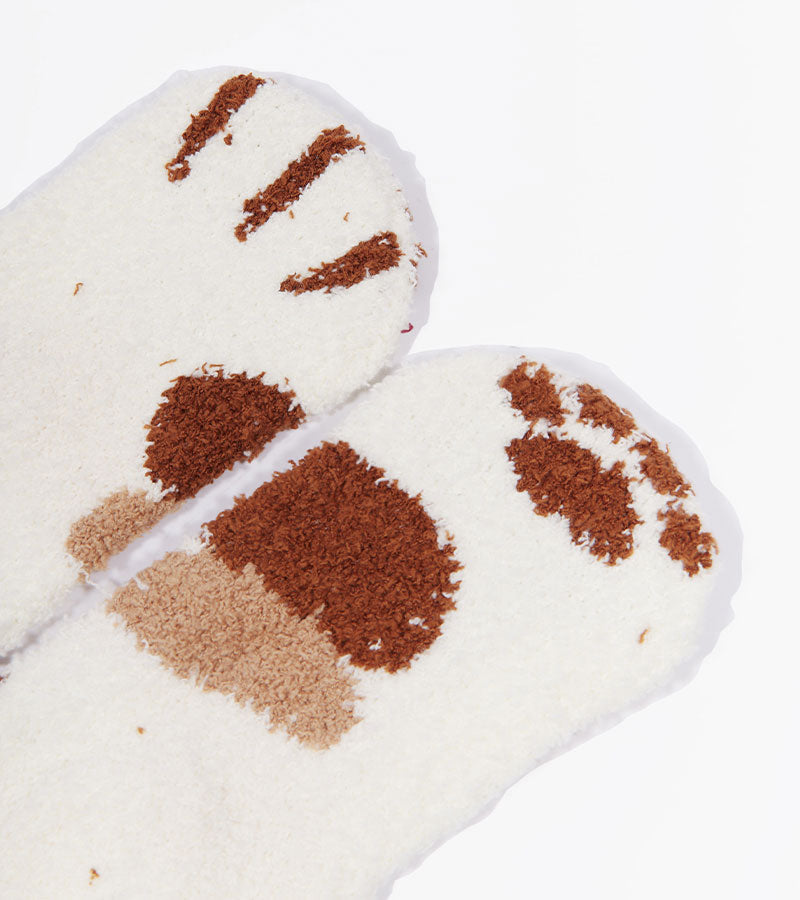 Chaussettes chat en moumoute