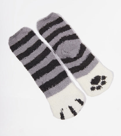 Chaussettes chat en moumoute