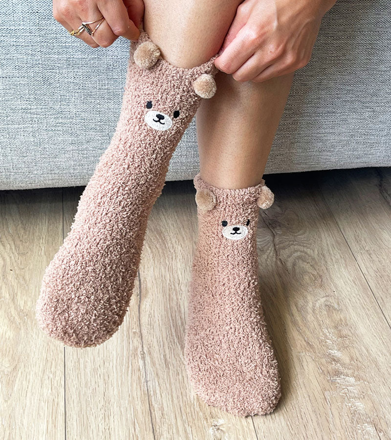 Calzini orsetto di peluche
