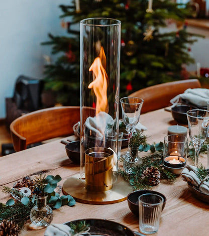 Cheminée de table portable Noir  hofats