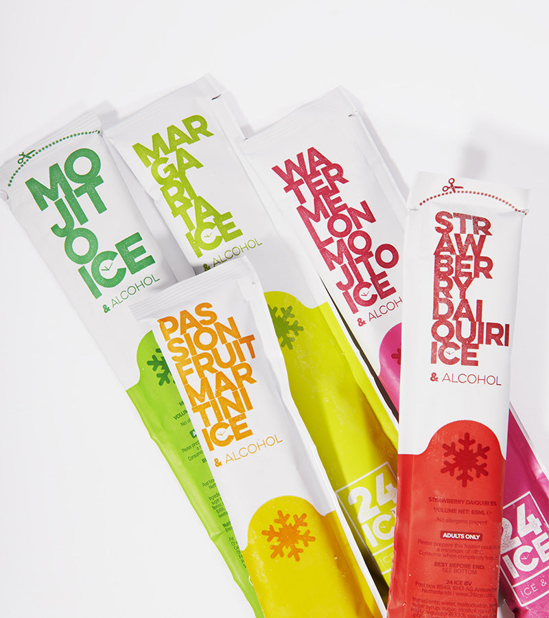 Cocktails en bâtonnet à glacer