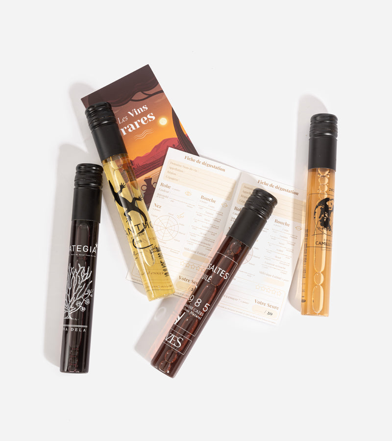 Coffret d'oenologie - Les vins rares  Flakon