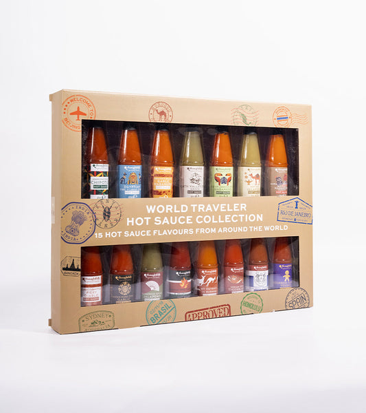 Set di 15 salse piccanti da tutto il mondo