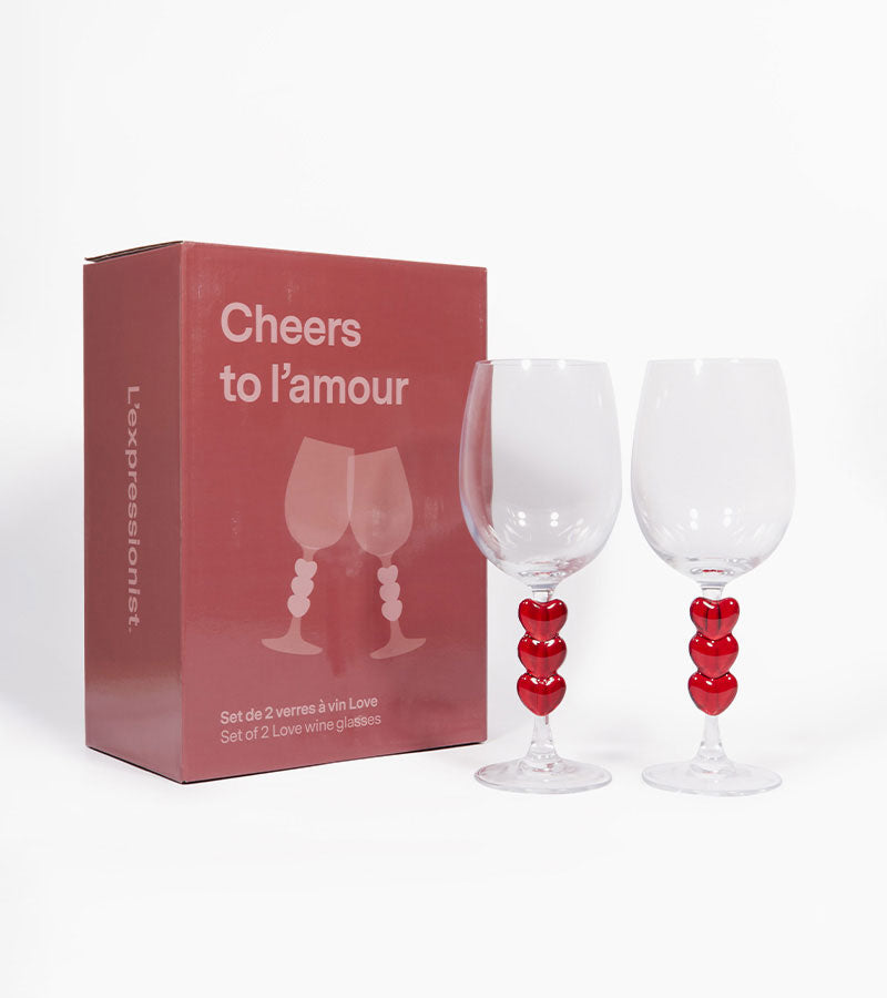 Due calici da vino love