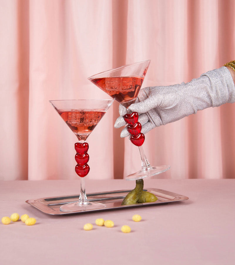 Coffret de deux verres à cocktail love