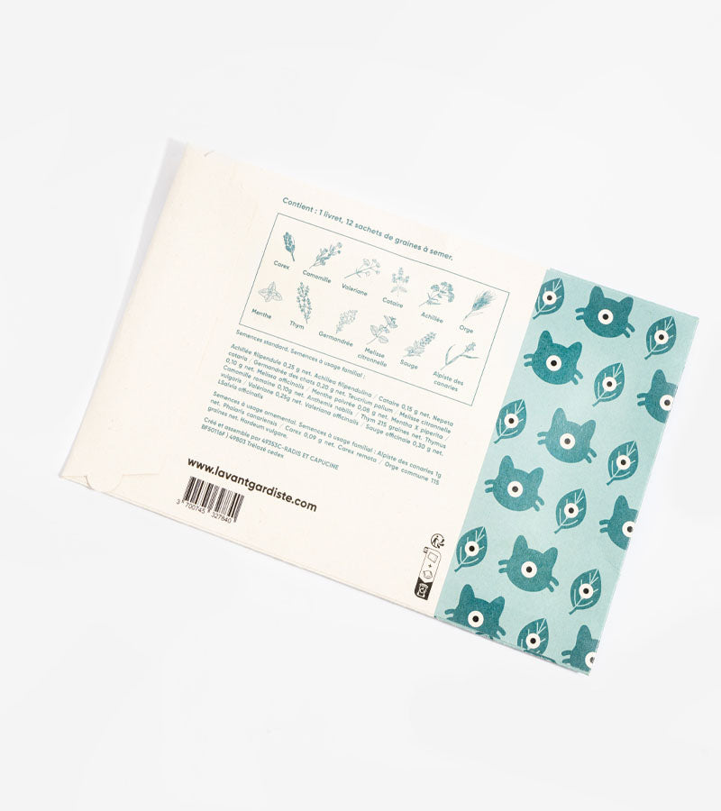 Coffret de graines à jardiner pour chat  L'Avant Gardiste