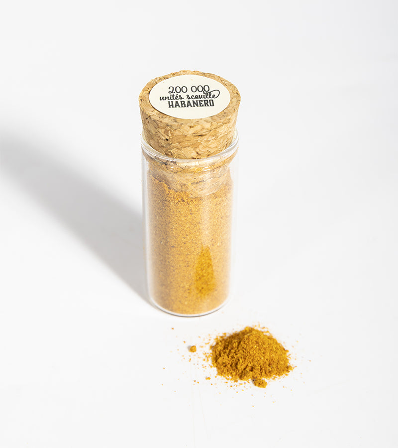 Cofanetto di peperoncino - Scala di Scoville