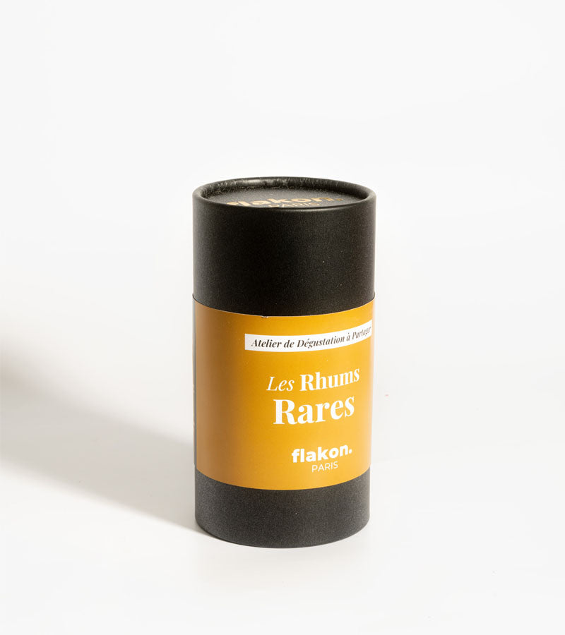 Scatola di degustazione di rum rari