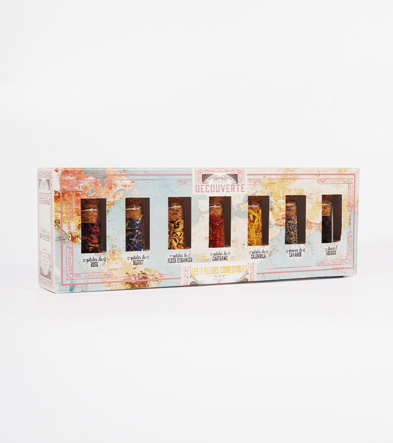 Set degustazione di 7 fiori commestibili