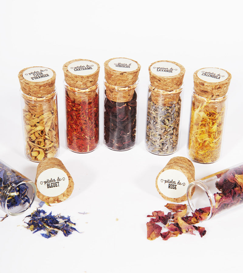 Set degustazione di 7 fiori commestibili