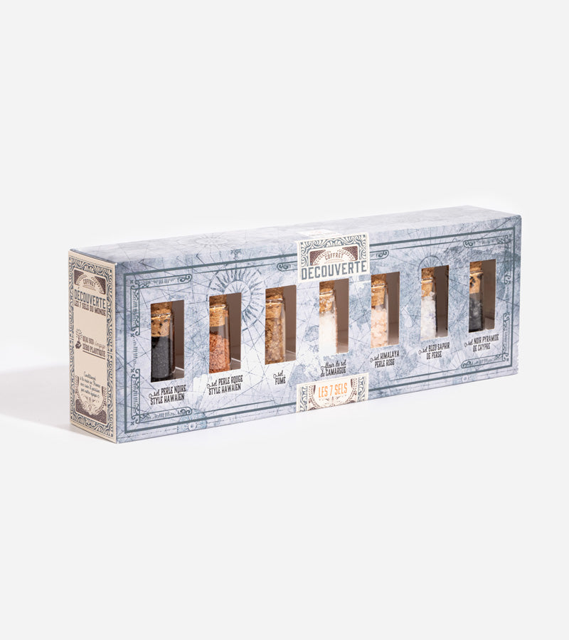 Coffret découverte - 7 sels du monde  Quai Sud