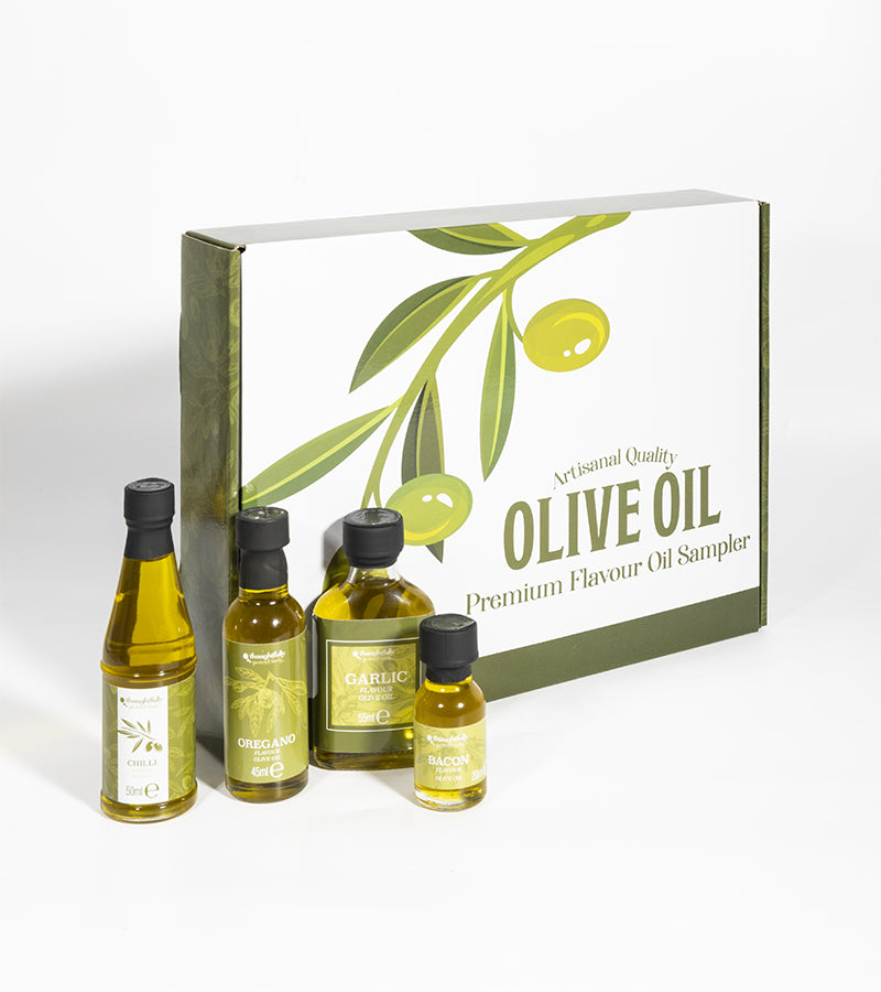 Cofanetto gourmet di oli extravergine d’oliva aromatizzati