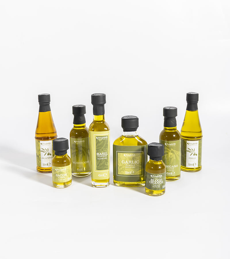 Cofanetto gourmet di oli extravergine d’oliva aromatizzati