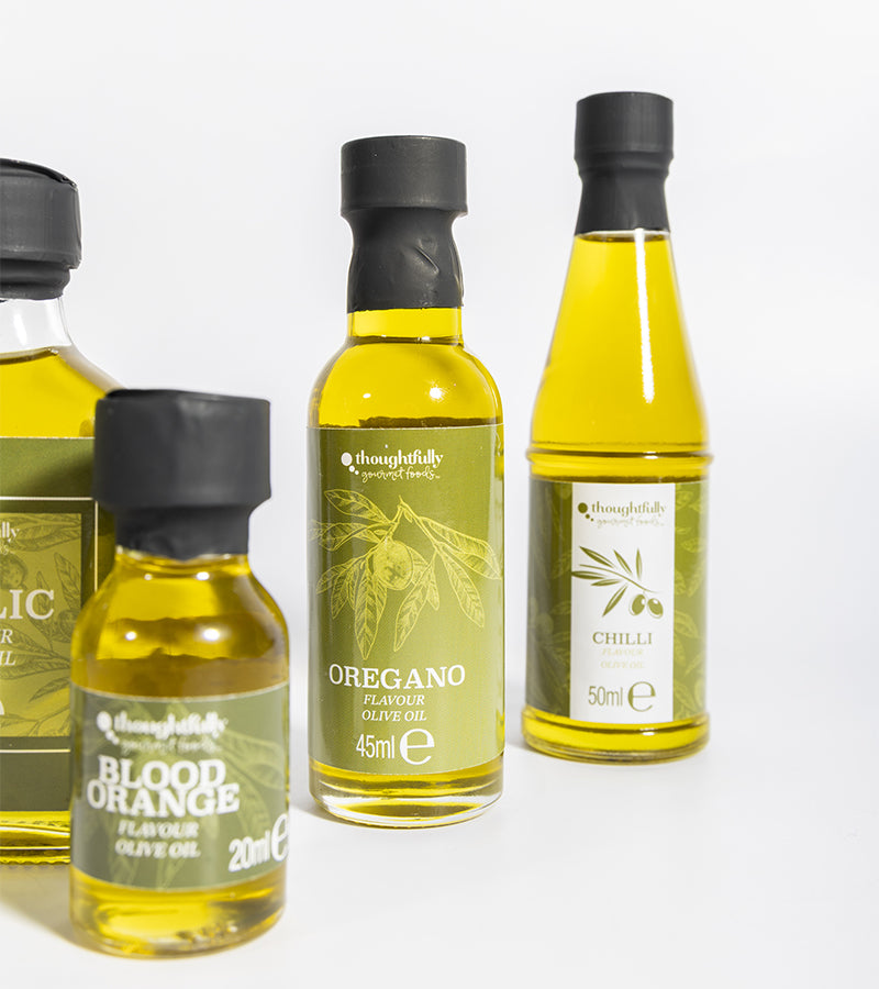 Cofanetto gourmet di oli extravergine d’oliva aromatizzati
