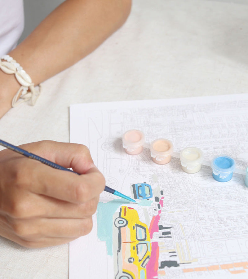 Coffret peinture au numéro