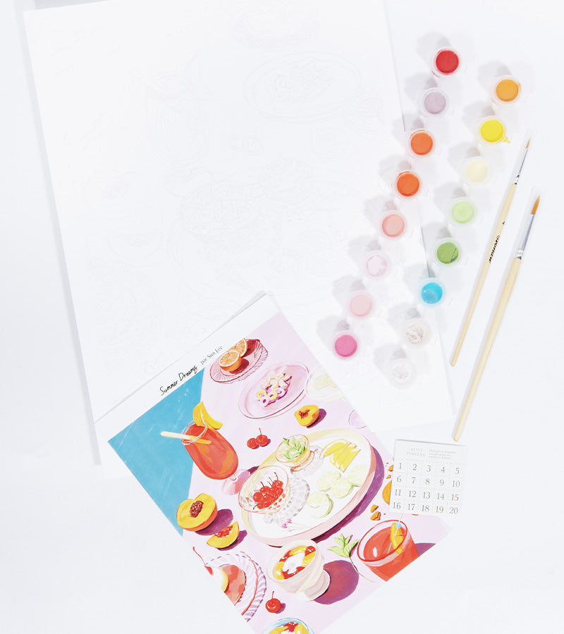 Coffret peinture au numéro