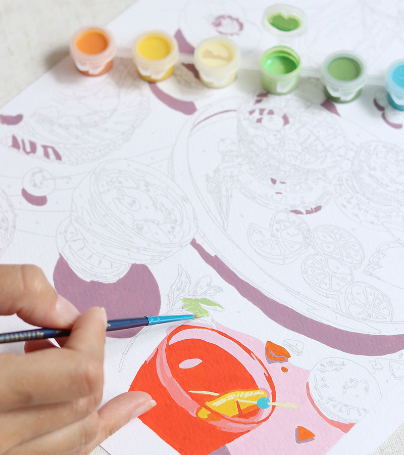 Coffret peinture au numéro