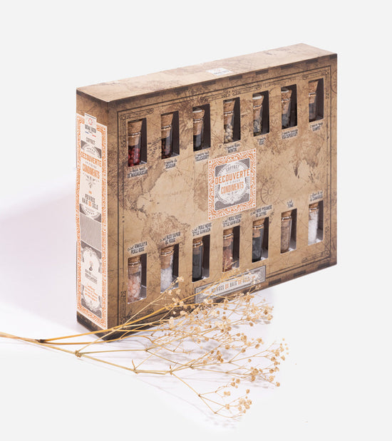 Coffret poivres, baies et sels  Quai Sud