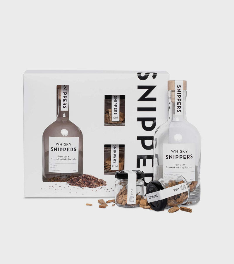 Coffret pour fabriquer son whisky, gin & rhum  Snippers