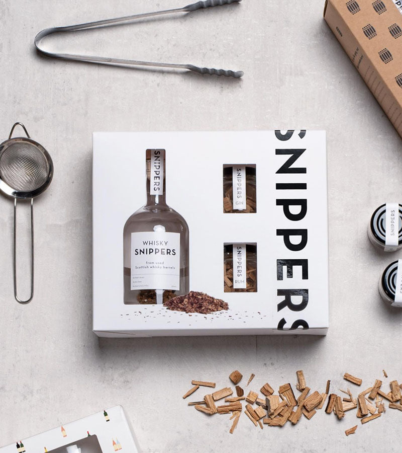 Coffret pour fabriquer son whisky, gin & rhum  Snippers