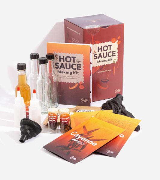 Coffret pour faire votre propre sauce piquante  Craftly