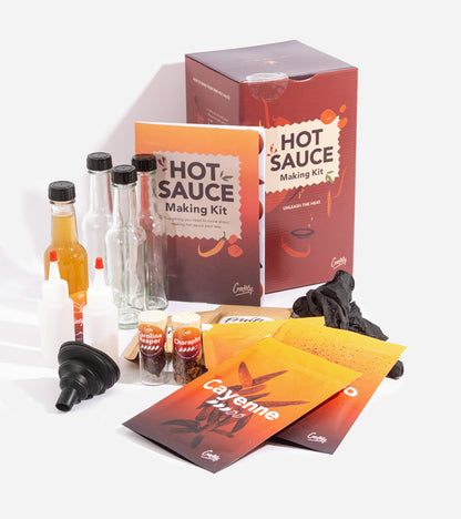 Coffret pour faire votre propre sauce piquante  Craftly
