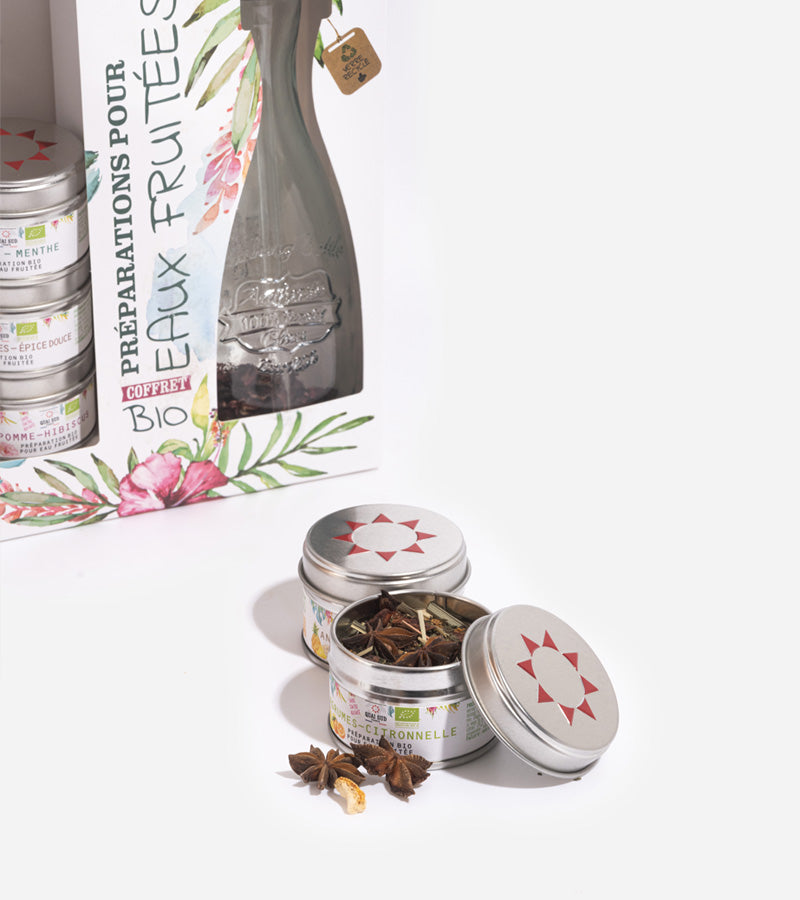 Set per preparare acqua aromatizzata alla frutta