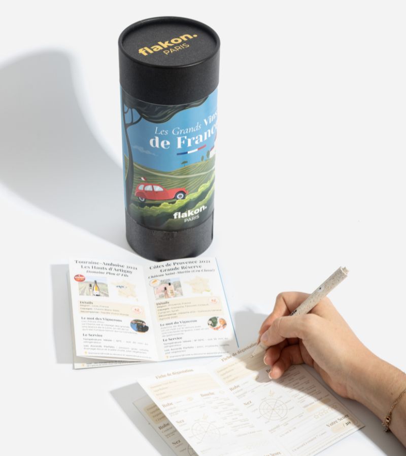 Coffret d'oenologie - Les vins de france  Flakon