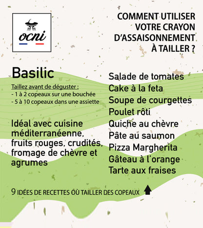 Kit découverte d’assaisonnement en crayons à tailler  OCNI FACTORY