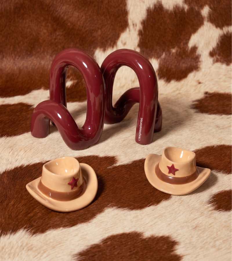 Set di portauova cowboy