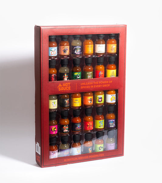 Collection de 30 sauces piquantes