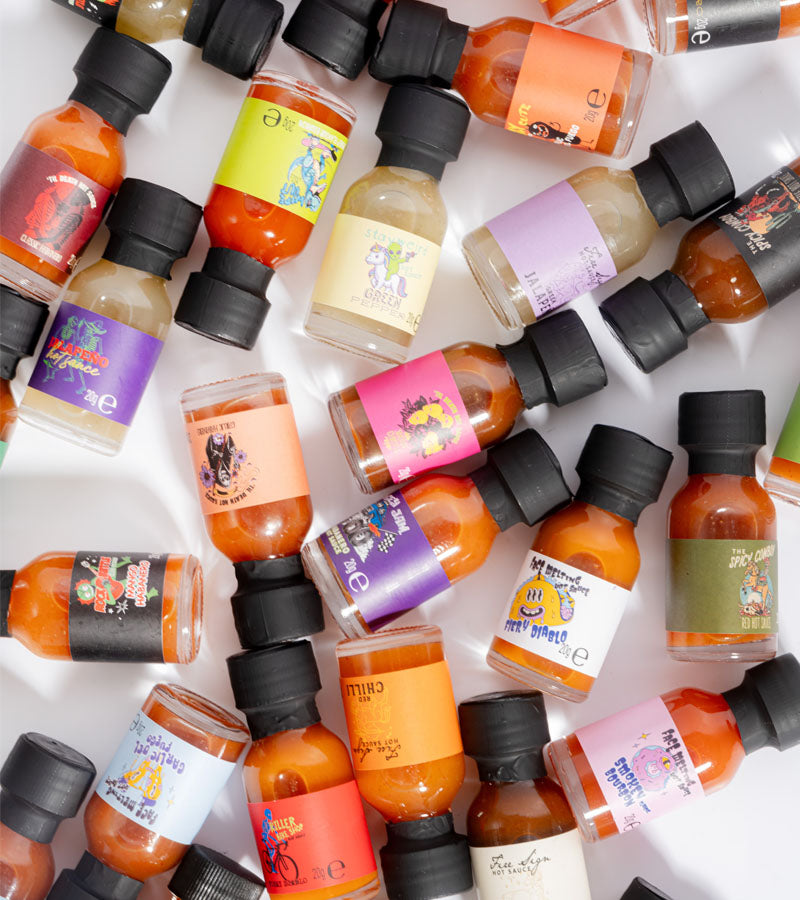 Collection de 30 sauces piquantes