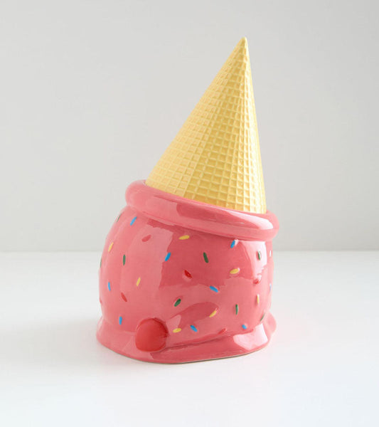 Barattolo per biscotti a forma di cono gelato