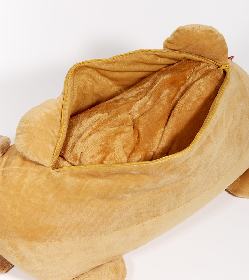 Cuscino bassotto 2 in 1 con coperta