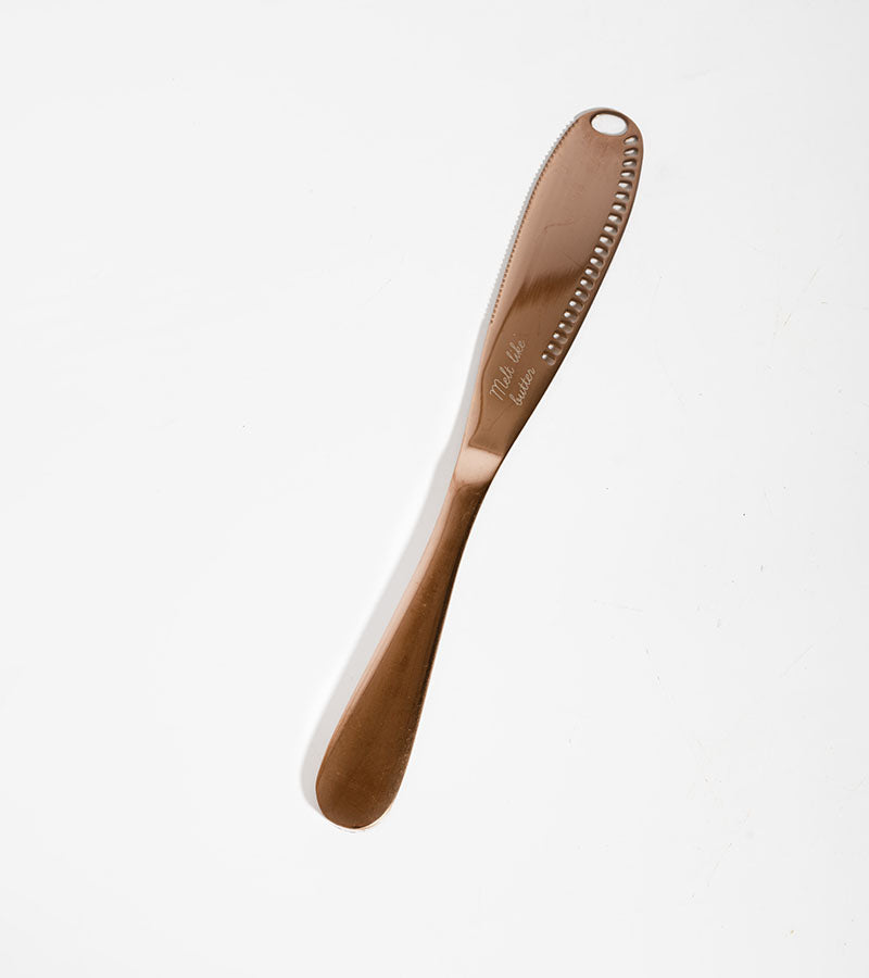 Couteau à beurre facile à tartiner Rose gold  L'expressionist