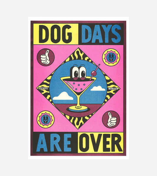 Poster A3 Dog Days Are Over, Florence + The Machine - Kiblind Atelier