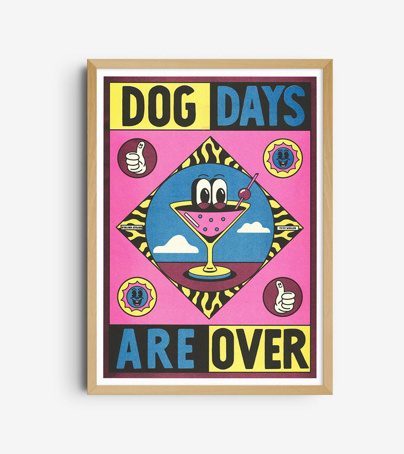 Affiche A3 Dog Days Are Over, Florence + The Machine - Kiblind Atelier