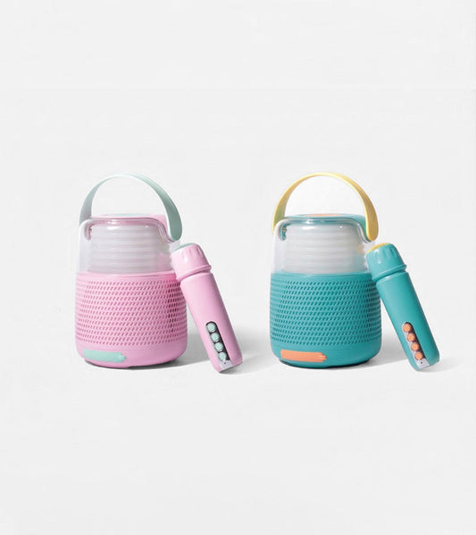 Cassa con microfono per karaoke