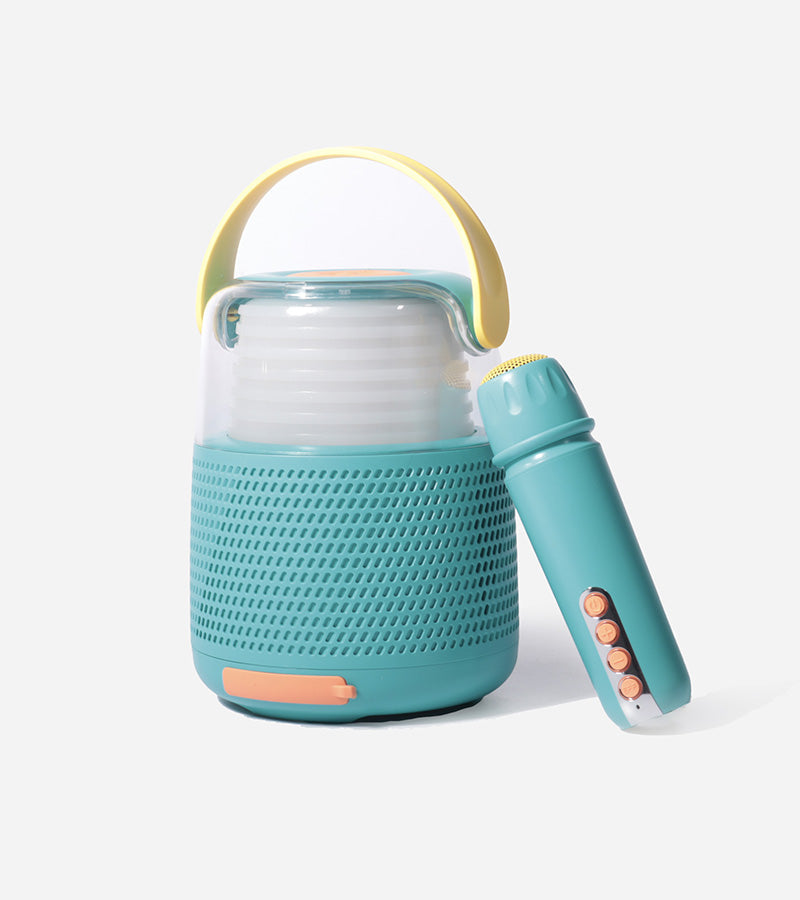 Cassa con microfono per karaoke